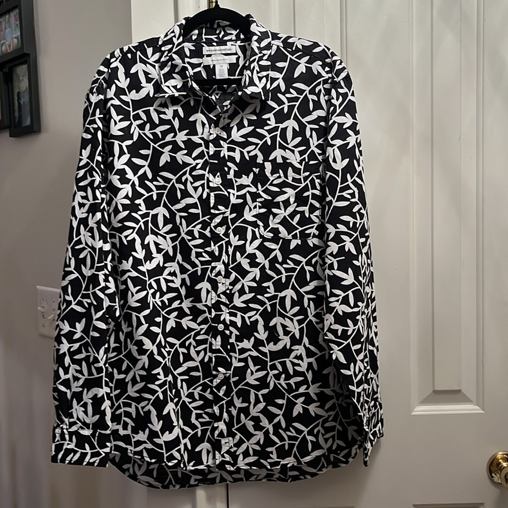 Amazon Essentials NWT Long Sleeve Linen Shirt - size XL